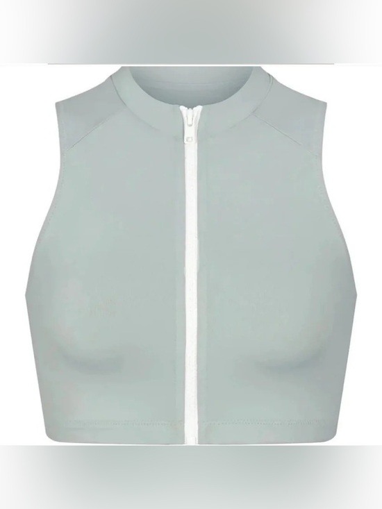 SKIMS Other - NWT SKIMS Swim: Zip Up Swim Mock Neck Top